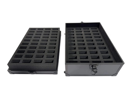 80-Slot EVORETRO Miniature Storage Case with Customizable Foam