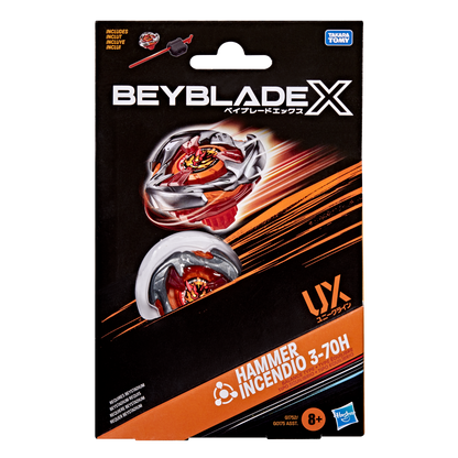 Beyblade X Hammer Incendio 3-70H UX Starter Pack Set