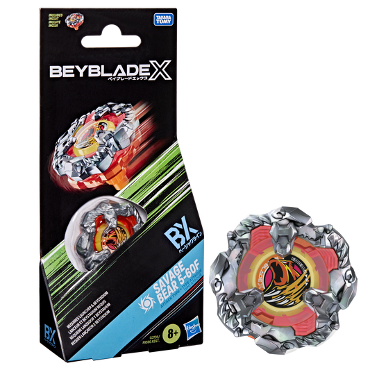 Beyblade X Savage Bear 5-60F BX Booster Pack Set