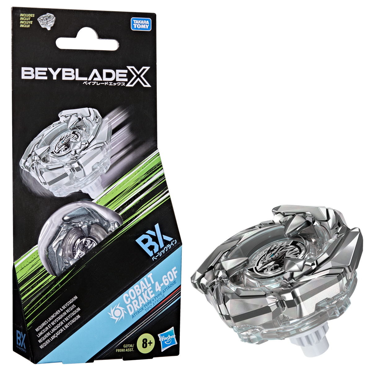 Beyblade X Cobalt Drake 4-60F Booster Pack Set