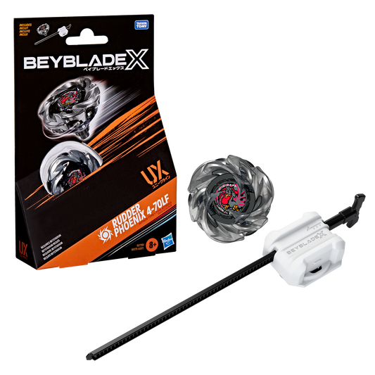 Beyblade X Rudder Phoenix 4-70LF UX Starter Pack Set
