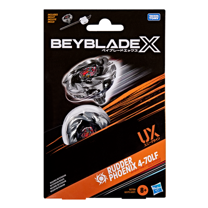 Beyblade X Rudder Phoenix 4-70LF UX Starter Pack Set