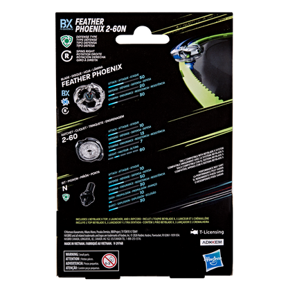Beyblade X Feather Phoenix 2-60N BX Starter Pack Set