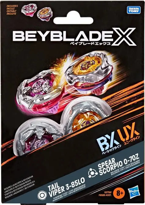 BEY GEN 4 DUAL PACK AST (Wave 7 - Tail Viper/Spear Scorpio)