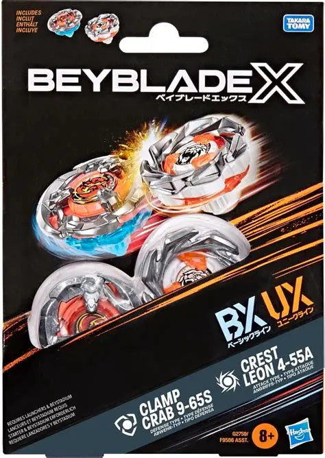 BEY GEN 4 DUAL PACK AST (Wave 7 - Clamp Crab/Crest Leon)
